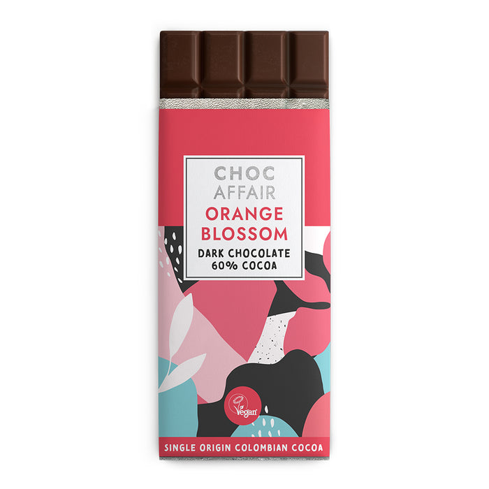 Choc Affair Orange Blossom Dark Chocolate Bar