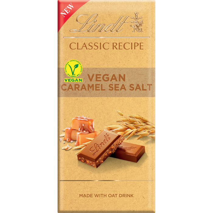 Lindt Classic Vegan Caramel Sea Salt Chocolate Bar
