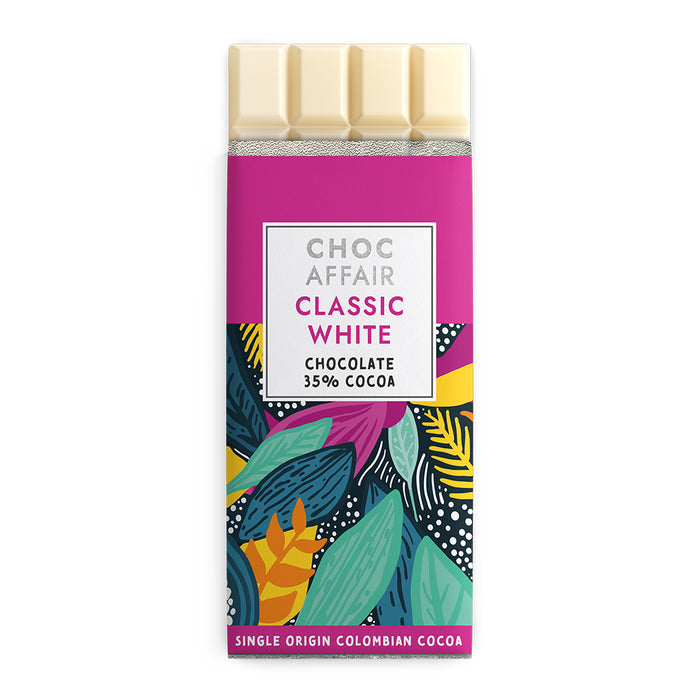 Choc Affair Classic White Chocolate Bar