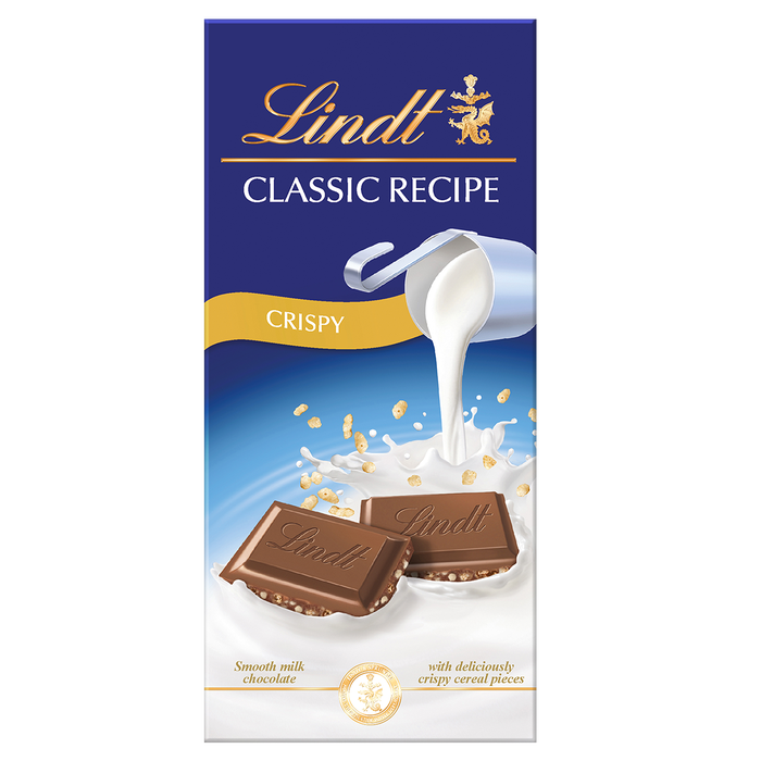 Lindt Classic Milk Chocolate Crispy Bar