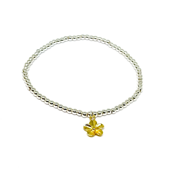 Clementine Haisley Flower Bracelet - Gold