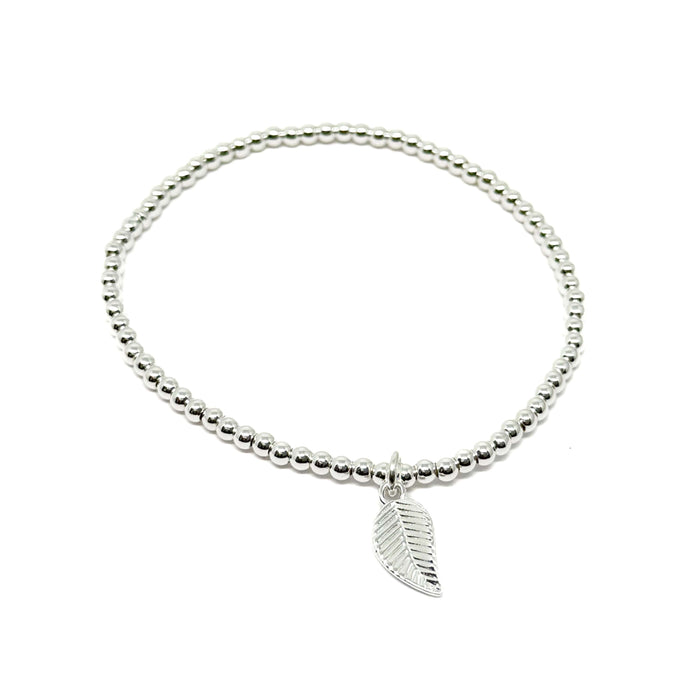 Clementine Inola Leaf Bracelet - Silver