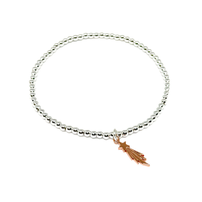 Clementine Cosmin Shooting Star Bracelet - Rose Gold
