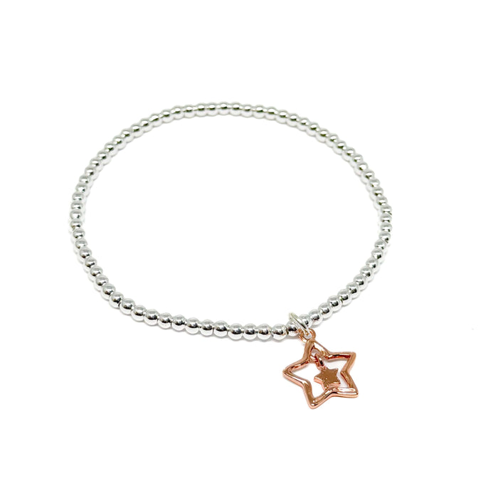 Clementine Yuna Star Bracelet - Rose Gold