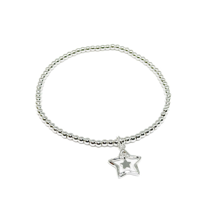 Clementine Yuna Star Bracelet - Silver