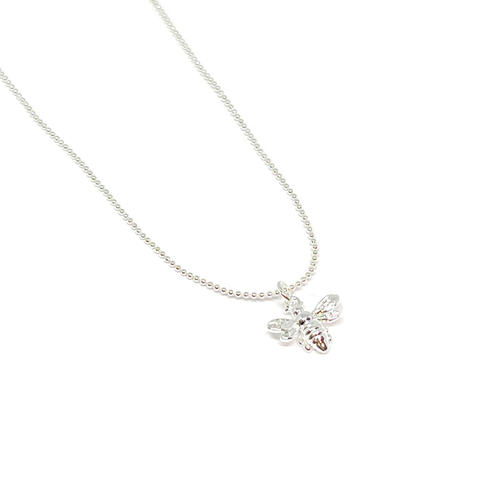 Clementine Delaney Bee Necklace - Silver