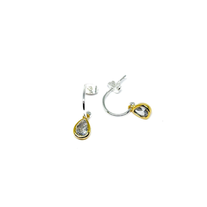 Clementine Perdita Diamond Earrings - Gold