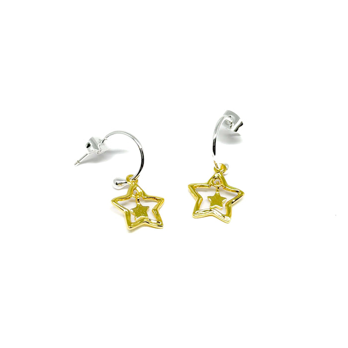 Clementine Yuna Star Earrings - Gold