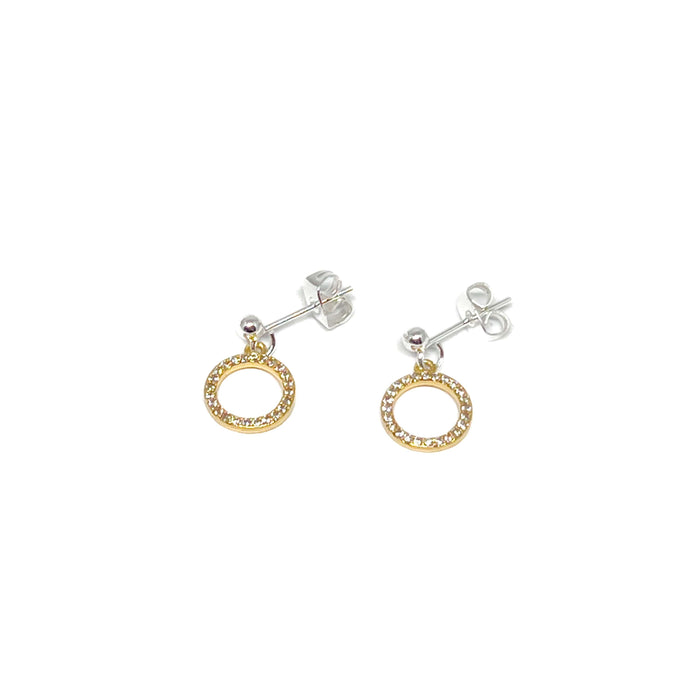 Clementine Dada Circle Earrings - Gold