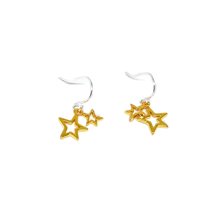 Clementine Lucy Star Earrings - Gold