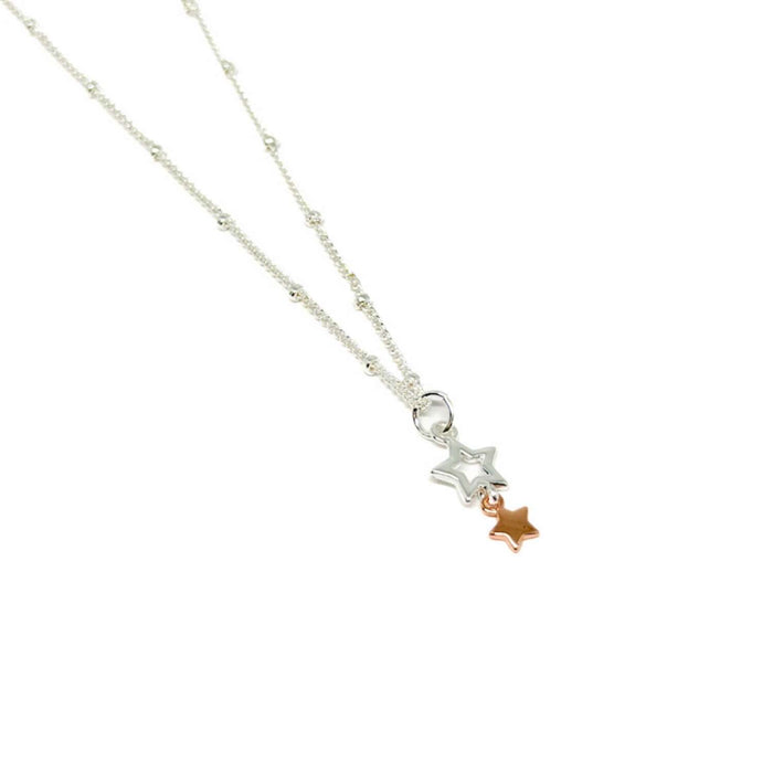 Clementine Juno Star Rose Gold Necklace