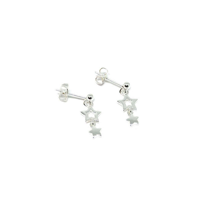 Clementine Juno Star Silver Earrings