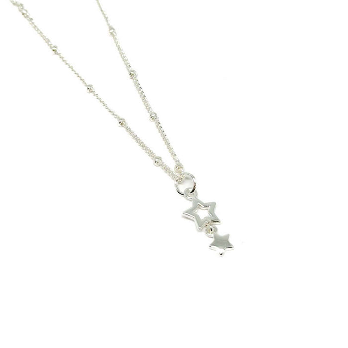Clementine Juno Star Silver Necklace