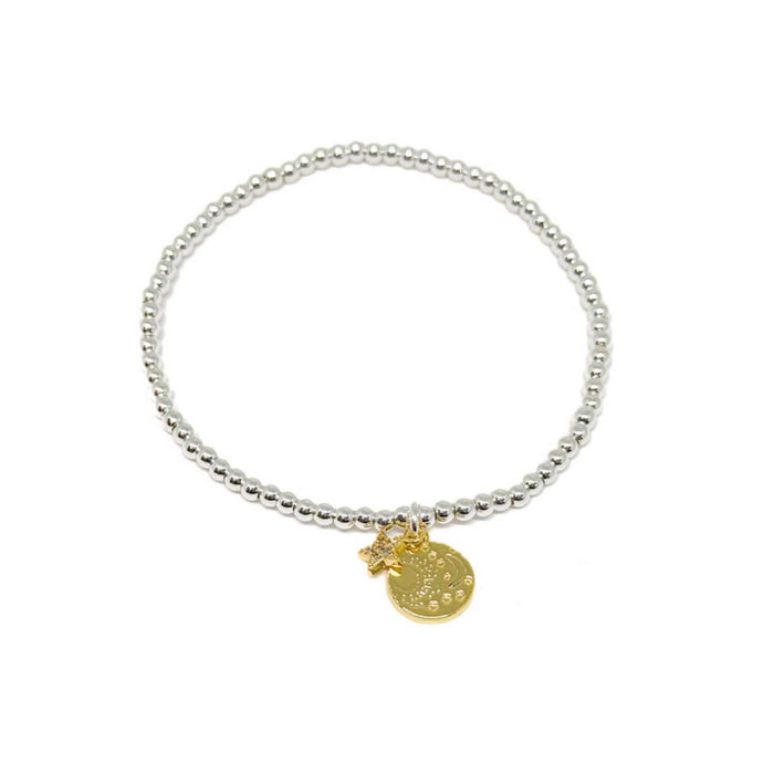 Clementine Lumi Disc Gold Bracelet