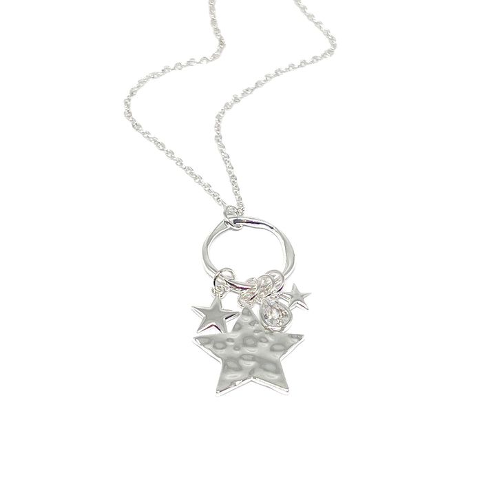 Clementine Joanna Star Necklace - Silver