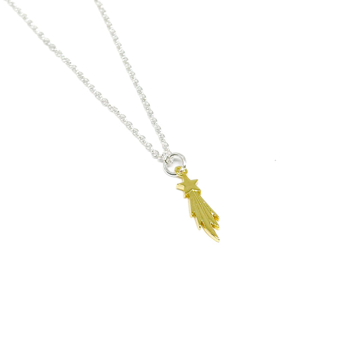 Clementine Cosmin Shooting Star Necklace - Gold