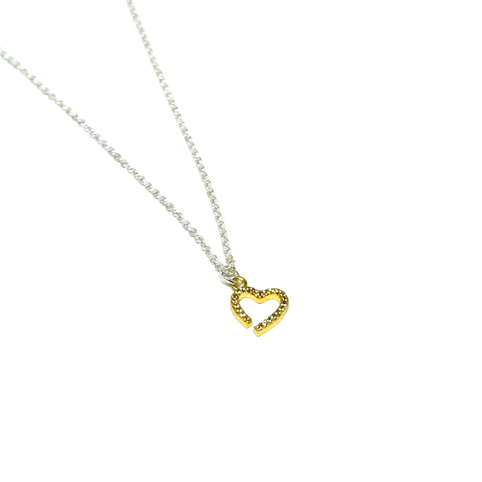 Clementine Jara Heart Necklace - Gold