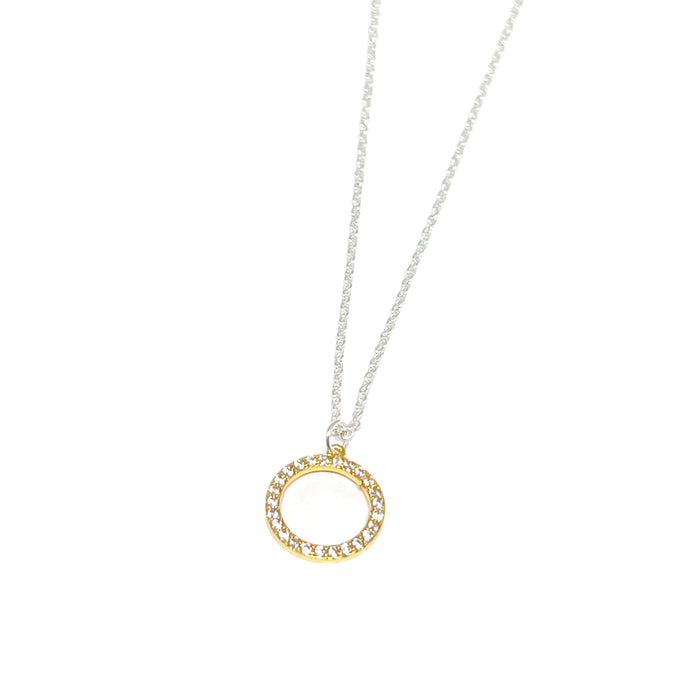 Clementine Dada Circle Necklace - Gold