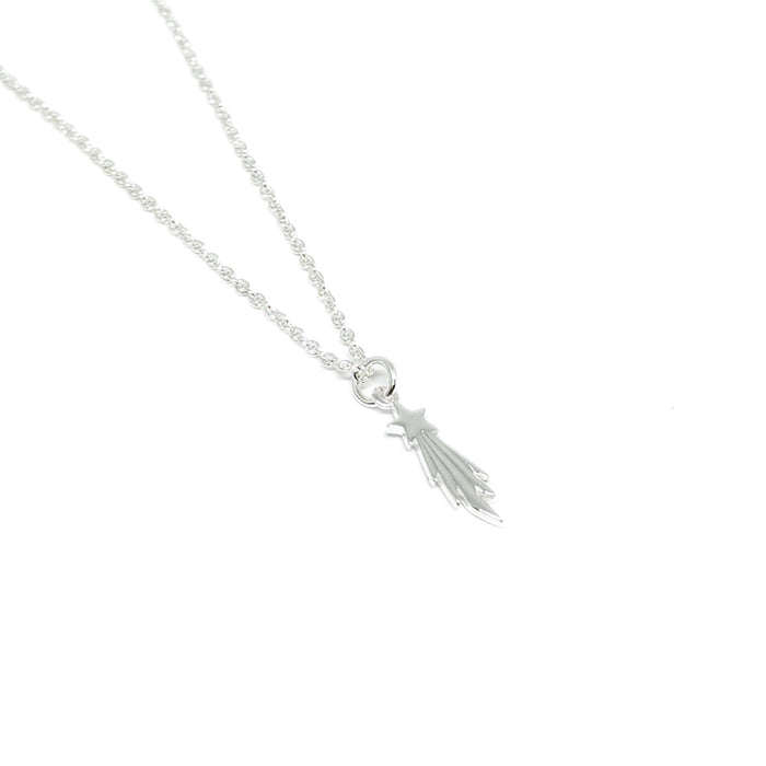 Clementine Cosmin Shooting Star Necklace - Silver