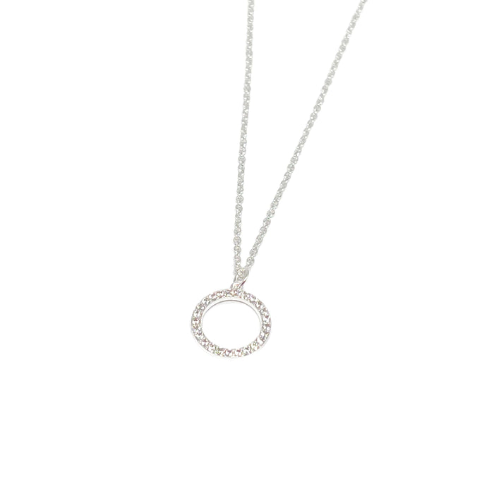 Clementine Dada Circle Necklace - Silver