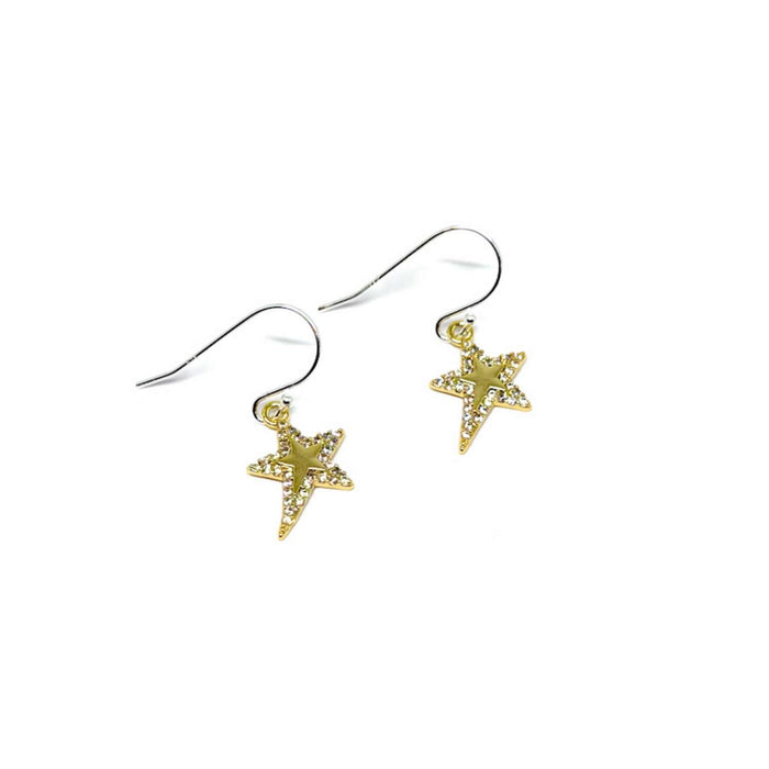 Clementine Oria Star Gold Earrings