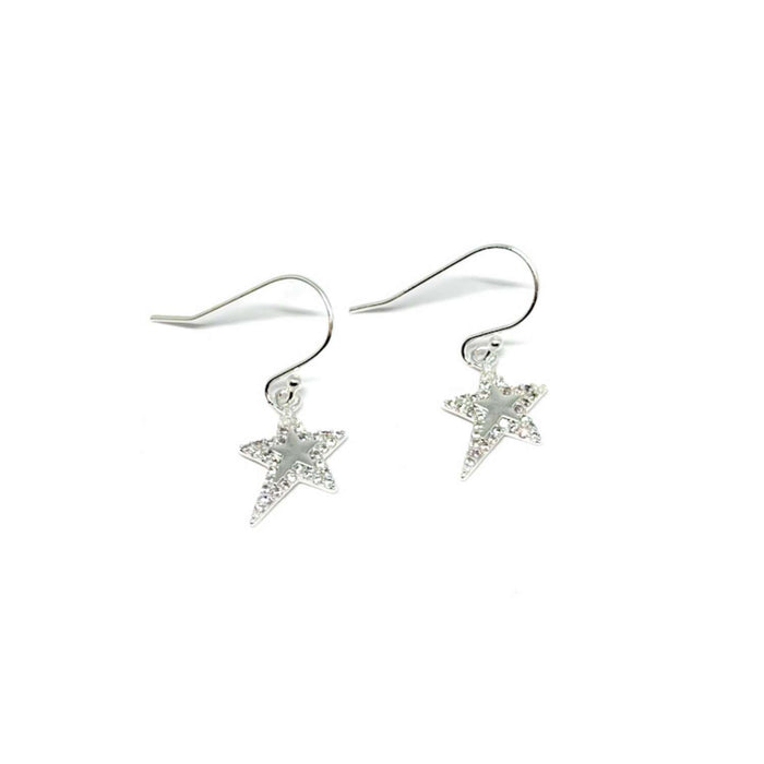 Clementine Oria Star Silver Earrings