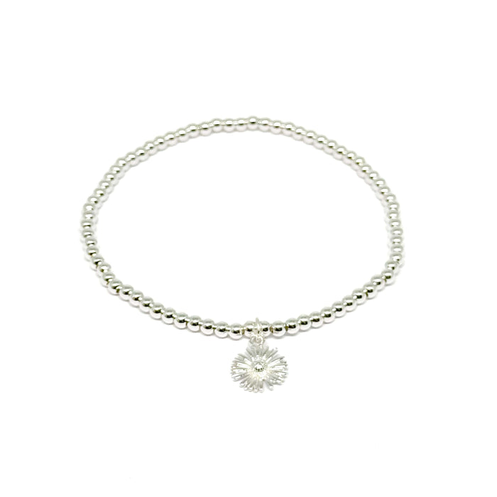 Clementine Thalia Daisy Bracelet - Silver