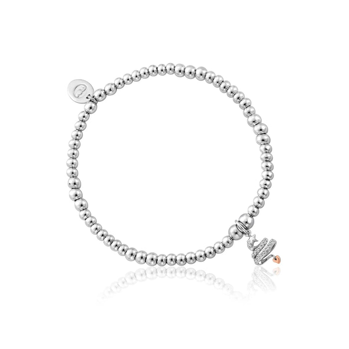 Clogau Christmas Tree Silver Affinity Bead Bracelet