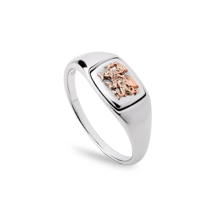 Clogau Welsh Dragon Silver Signet Ring