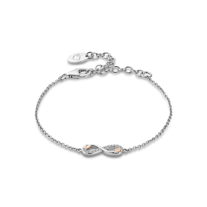 Clogau Tree of Life® Sterling Silver Infinity Bracelet With Topaz