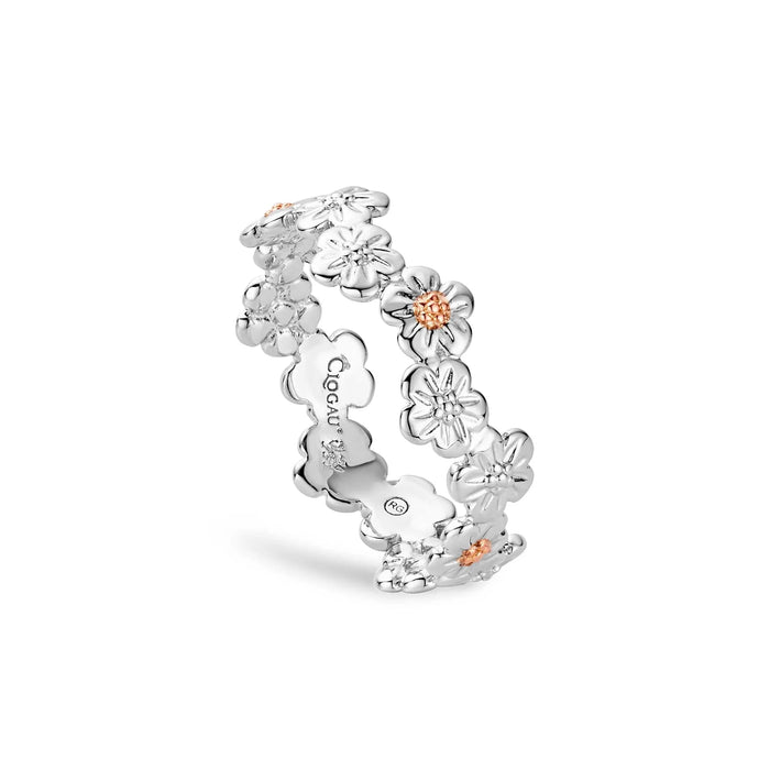Clogau Forget Me Not Silver Ring