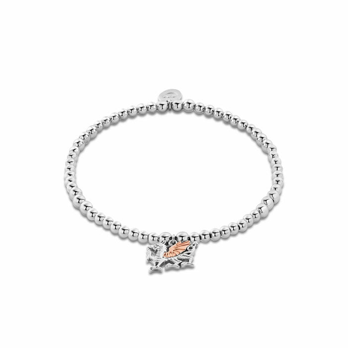 Clogau Welsh Dragon Bead Bracelet