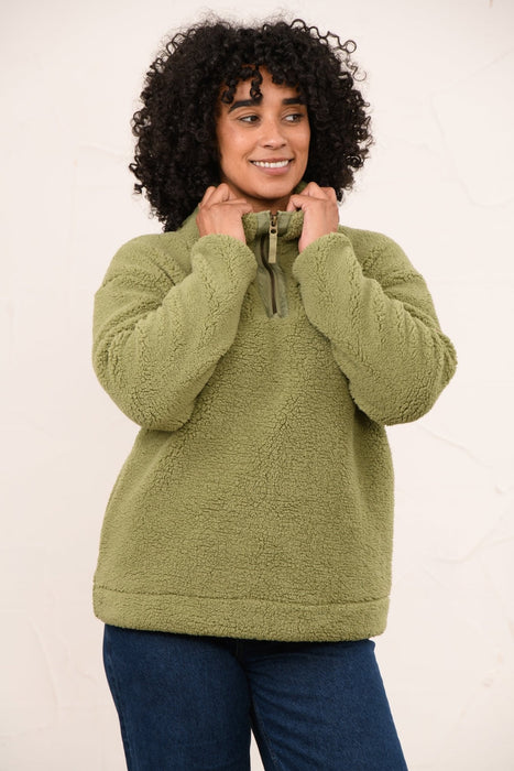 Lighthouse Women's Coast Fleece In Moss