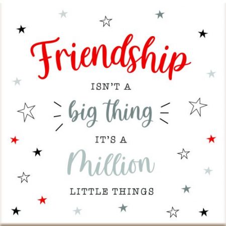 Scentiment Gifts Friendship Isn't A Big Thing Coaster