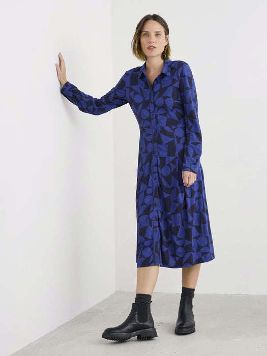 Seasalt Women's Coastline Dress In Geo Tumble Maritime