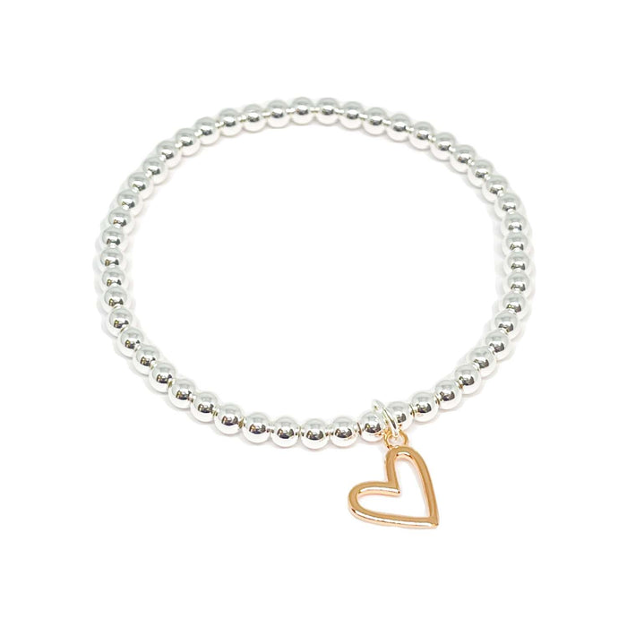 Clementine Coco Heart Bracelet - Rose Gold