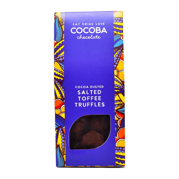 Cocoba Cocoa Dusted Salted Toffee Truffles