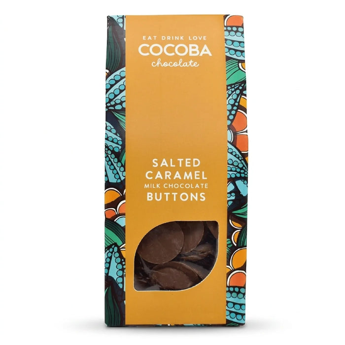 Cocoba Salted Caramel Milk Chocolate Buttons