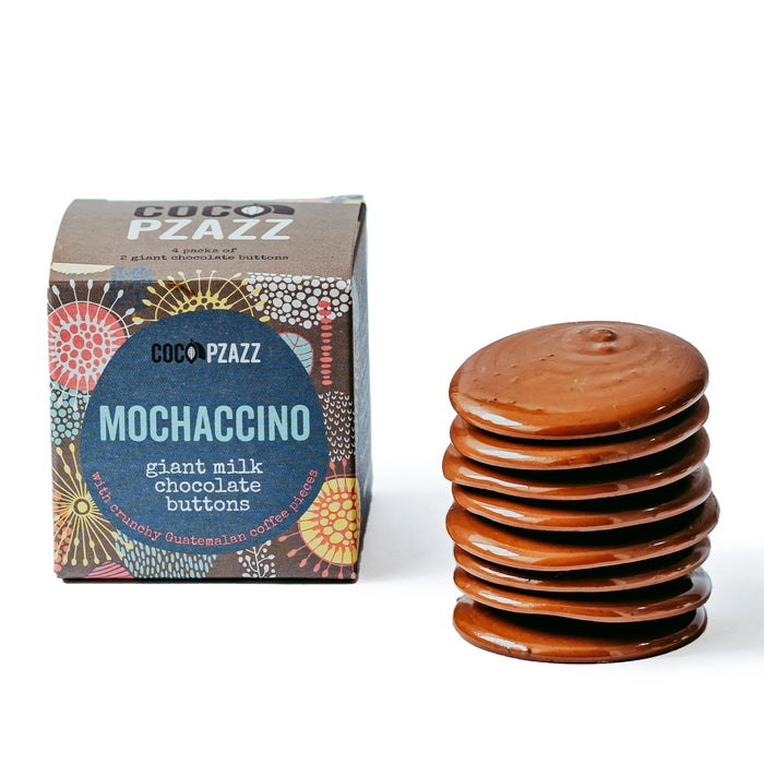 Coco Pzazz Mochaccino Giant Milk Chocolate Buttons 96g