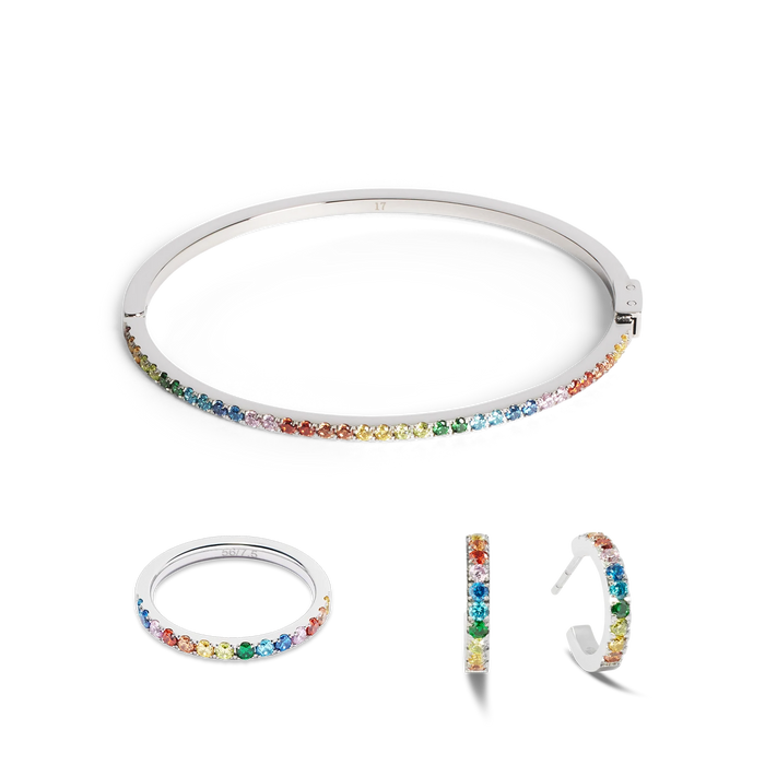 Coeur De Lion Eternal Love Silver Multicolour Bracelet