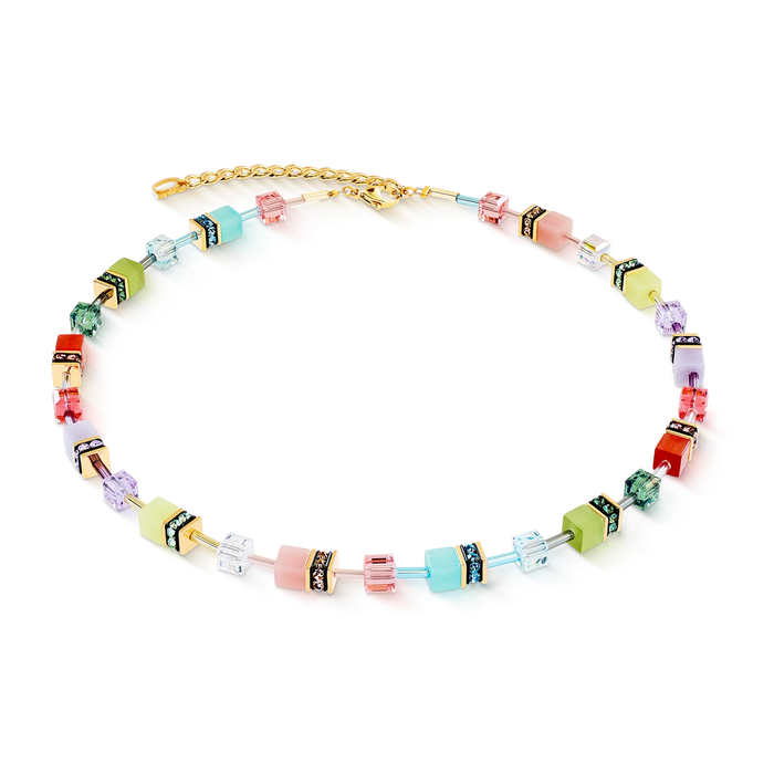 Coeur De Lion GeoCUBE® Iconic Spicy Sweetness Gold Necklace