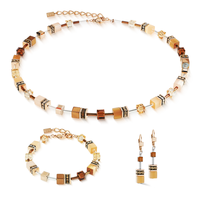 Coeur De Lion Iconic Mocha Mousse Rose Gold Bracelet