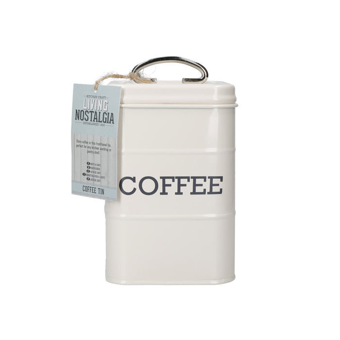 KitchenCraft Living Nostalgia Antique Cream Coffee Canister