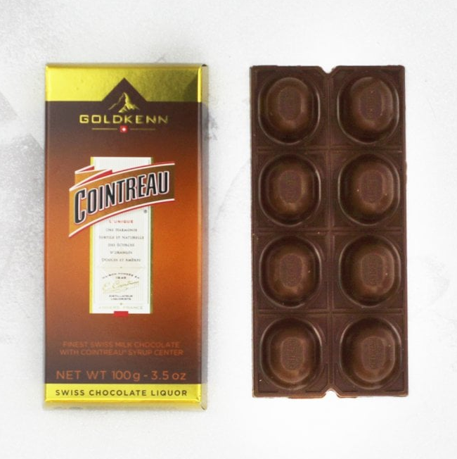 GoldKenn Cointreau Liqueur Chocolate Bar