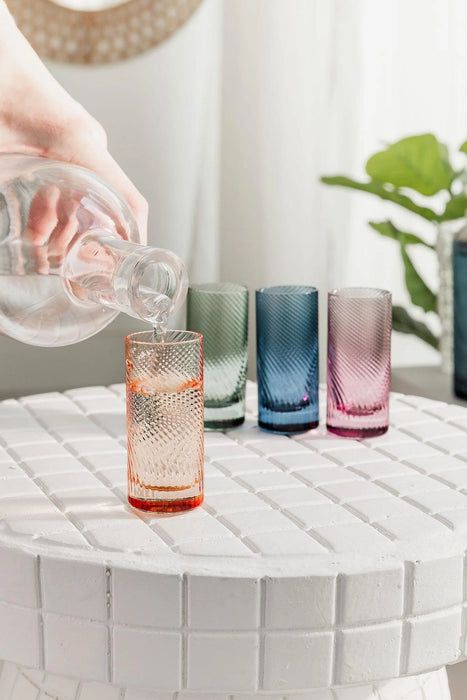 Twist Coloured Shot Glasses – Set Of 4