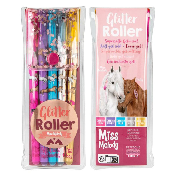 Miss Melody Glitter Gel Pen Set