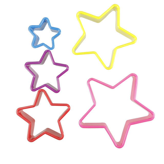 Colourworks Set of 5 Star Shaped Cookie Cutters