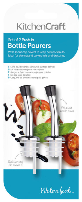 KitchenCraft Bottle Pourer Spouts x 2