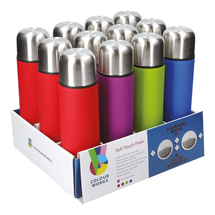 Colourworks Stainless Steel 500ml Vacuum Flask
