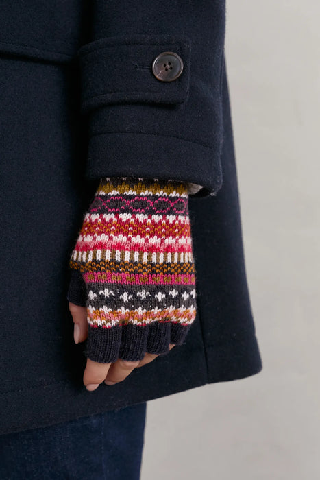 Seasalt Women's Coppicing Fingerless Gloves - Star Jasmine Multi